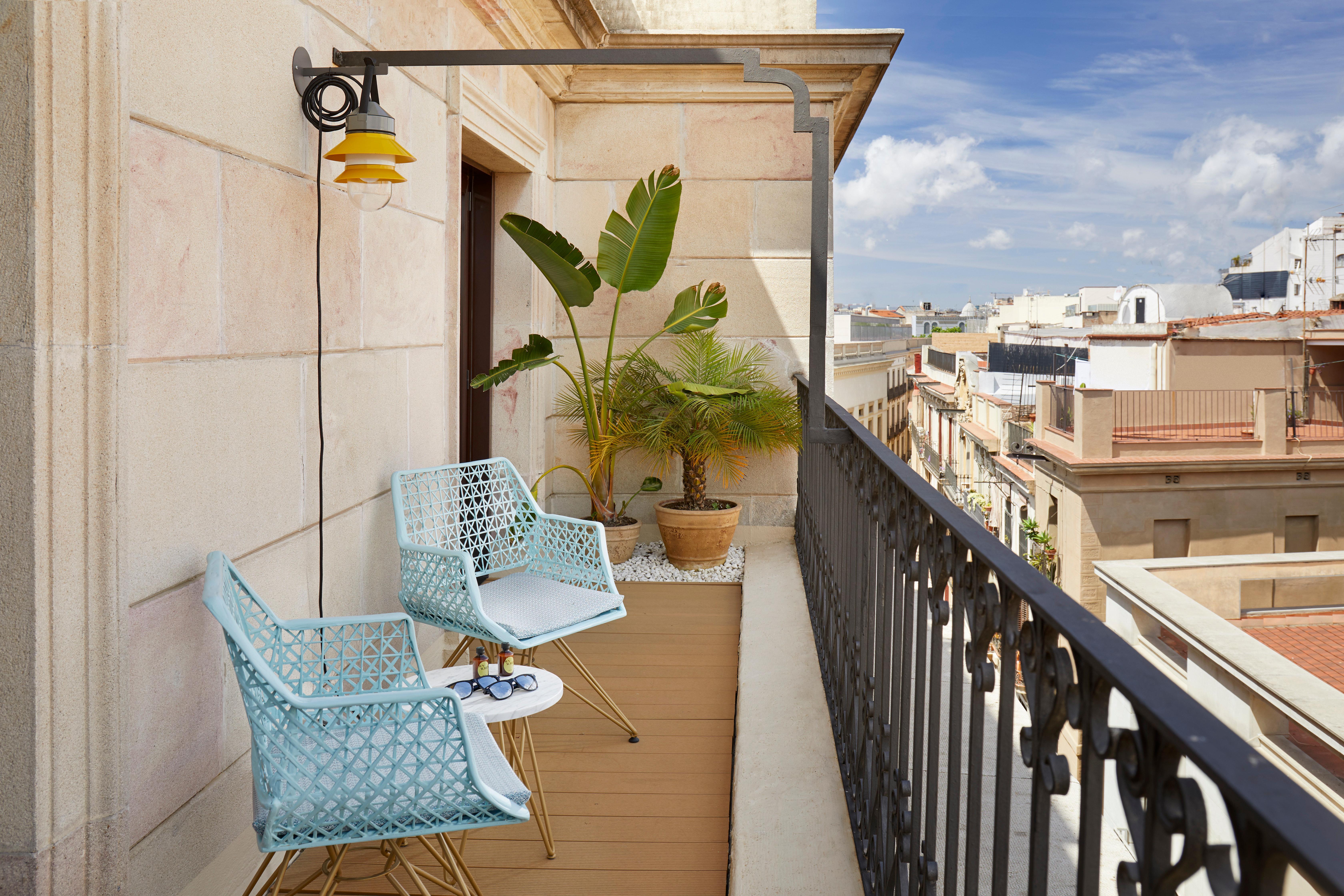 คิมป์ตัน บิบีโดรา โฮเต็ล Hotel บาร์เซโลนา ภายนอก รูปภาพ A balcony